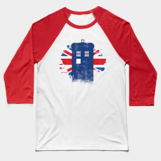 The Tardis Baseball T-Shirt